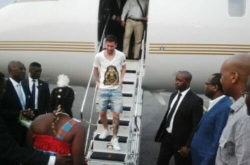 Article : Messi, nouveau président du Gabon fait sa première sortie officielle